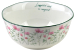 Serveerimiskauss AffekDesign Mollie, 400 ml, &Oslash; 14 cm, valge v./roheline v., portselan