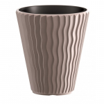 Lillepott Prosperplast Sandy DBSP400, plastik, &Oslash; 39 cm, pruun v.