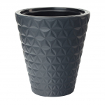 Lillepott Form Plastic Diamond 2920, plastik, tumehall