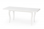 Laud pikendatav Mozart, valge v., 160 - 240 cm x 90 cm x 75 cm
