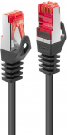 V&otilde;rgukaabel Lindy Cat.6 S/FTP RJ-45, RJ-45, 0.5 m, must v.