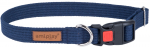 Kaelarihm koertele Amiplay Cotton with Lock, sinine, 280 - 400 mm x 15 mm, 28-40