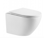 WC-pott, seinapealne Domoletti, kaanega, 360 mm x 500 mm