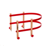 Kelgu seljatugi Outliner SLP12000, pruun v./punane v., 40 cm x 32 cm