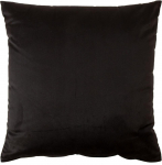 Dekoratiivne padi Home4you Velvet, must, 50 cm x 50 cm