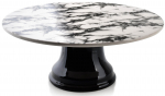 Tordialus AffekDesign Louise Marble, 25 cm x 10 cm, 25 cm, &Oslash; 25 cm, Valge v./Must v.