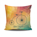 Dekoratiivpadjap&uuml;&uuml;r Mioli Decor NKLF-137, mitmev&auml;rviline, 43 cm x 43 cm