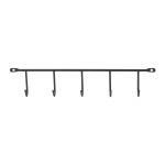 Seinale kinnitatav riidepuu Domoletti JB404C-BLACK, must