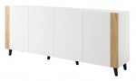 Kummut Cama Meble Faro, tamm v./valge v., 82 cm x 42 cm x 200 cm