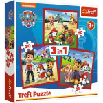Pusle Trefl Paw Patrol Happy Dogs 34867, 19.5 cm x 20 cm, 106 tk, mitmev&auml;rviline