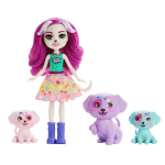 Nukk Enchantimals Dessa Dalmatian & Family HKN14, 15 cm, mitmev&auml;rviline