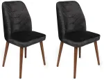 Toolide komplekt Kalune Design Dallas 557 V2 974NMB1660, matt, antratsiit v./pruun v., 49 cm x 50 cm x 90 cm, 2 tk