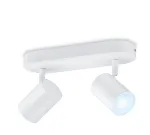 Valgusti lagi WiZ Imageo, LED, 2700 - 6500 &deg;K, 2 x 4.9 W, valge v. / valge v.
