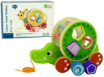 Arendav m&auml;ng Muqiy Toys Pull-out sorter Crocodile, roheline