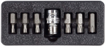 Otsikute komplekt Proline, T25, 30 mm, 10 mm, 1/2"