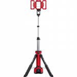 Ehitusvalgusti koos statiiviga, riputatav FLEX TL 4000, 1000 - 4000 lm, alumiinium v./punane v.