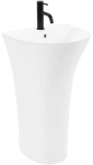 Vannitoa kraanikauss Rea Rita Slim, keraamiline, 48 cm x 42 cm x 83.5 cm, valge v.
