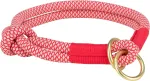 Kaelarihm koertele Trixie Soft Rope, punane v./beež v., 500 mm x 10 mm, L/XL