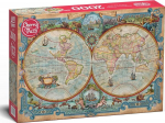 Pusle CherryPazzi Great Discoveries Worls Map 50125, 70 cm x 100 cm, 2000 tk, mitmev&auml;rviline
