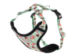 Koerte traksid Amiplay Discovery BeHappy, mint/roosa, 300 - 400 mm x 15 mm, S