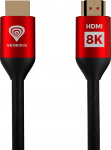 Juhe Genesis Genesis NKA-1993 HDMI Male, HDMI Male, 3 m, must/punane