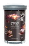 K&uuml;&uuml;nal, l&otilde;hna Yankee Candle Signature Black Coconut, 60 - 100 h, 567 g, L&auml;bipaistev v./Must v.