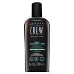 &Scaron;ampoon, palsam American Crew 3-in-1 Chamolie + Pine, 250 ml