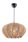 Valgusti rippuv Opviq Chandelier Jute Ellipse, E27, must v.