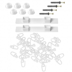 Laekarniisi tarvikute komplekt PVC III 3,5 m, valge v.