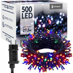 J&otilde;ulutuled Springos CL0542, 27.5 m, mitmev&auml;rviline, 500 LED, Roheline v.