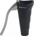 P&auml;hklitangid King Hoff KH 1737, 11.2 cm, h&otilde;be v./must v.