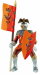 M&auml;ngukujuke Bullyland World Tournament Knight, 8.2 cm, punane/oranž