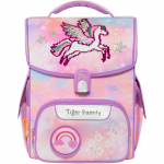 Kooli seljakott Tiger Family TGJL-075A(2), roosa v., 31 cm x 19 cm x 39 cm