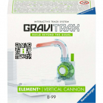 Konstruktor Ravensburger Gravitrax Element Vertical Cannon, 7 tk, valge v./roheline v.