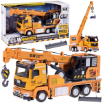M&auml;ngukraanaga veoauto Engineering, 1:40, oranž