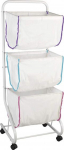 Pesukorv Wenko Escala, 90 l, valge v., 46 cm x 44 cm