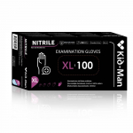 Kindad &uuml;hekordsed Kid-Man Nitrile, must v., XL, 100 tk