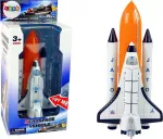 Kosmoseraketi komplekt Lean Toys Aerospace, 1:400, valge v./oranž v.