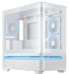 Arvuti korpus Asus Prime AP202 TG ARGB, valge v.