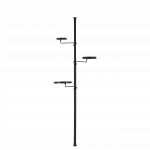 Lillepoti alus 4IQ Adjustable, 40 cm x 24 cm x 165 cm, &Oslash; 24 - 40 cm