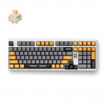 Juhtmevaba m&auml;nguklaviatuur Mchose x Unbox Therapy UT98 Wireless HW-UT98-3 Kailh Icy Creamsicle, Inglise (US), valge v./oranž v./hall v.