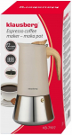 Moka kohvikann Klausberg KB 7997, 0.6 l, h&otilde;be v./beež v.