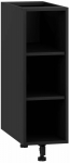 Karkass, alumise kapi jaoks Vento D-25/82, 52 cm x 25 cm, 82 cm, must v.