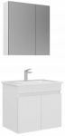 Vannitoa m&ouml;&ouml;bli komplekt Kalune Design Tivoli, valge matt v., 45 cm x 65 cm x 57 cm