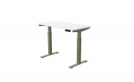 Arvutilaud reguleeritava k&otilde;rgusega Desktronic HomeOne, 160 cm x 80 cm, 119 cm, valge v./roheline v.