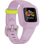 Kahjustatud pakendiga toode. Nutikell Garmin Vivofit jr. 3 Lilac Floral 010-02441-01, roosa v.