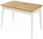 S&ouml;&ouml;gilaud pikendatav Kalune Design Vista 973, tamm v./valge v., 110 - 140 cm x 64 cm x 75 cm