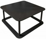 Kohvilaud Kalune Design Hole Square, must v., 70 cm x 70 cm x 38 cm