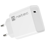 Telefoni laadija Natec Ribera NUC-2059, USB Type C, valge v., 20 W
