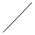Kinnitusrihm, pol&uuml;amiid, must v., 100 mm x 2.5 mm